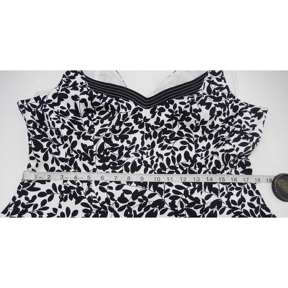 Jones Wear Dress Women Dress Petites Sz 16P Sleeveless Above Knee Fit & Flare - Picture 6 of 9